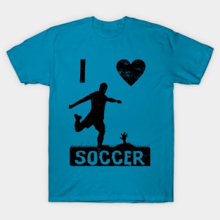 I Love Soccer soccer player T-Shirt